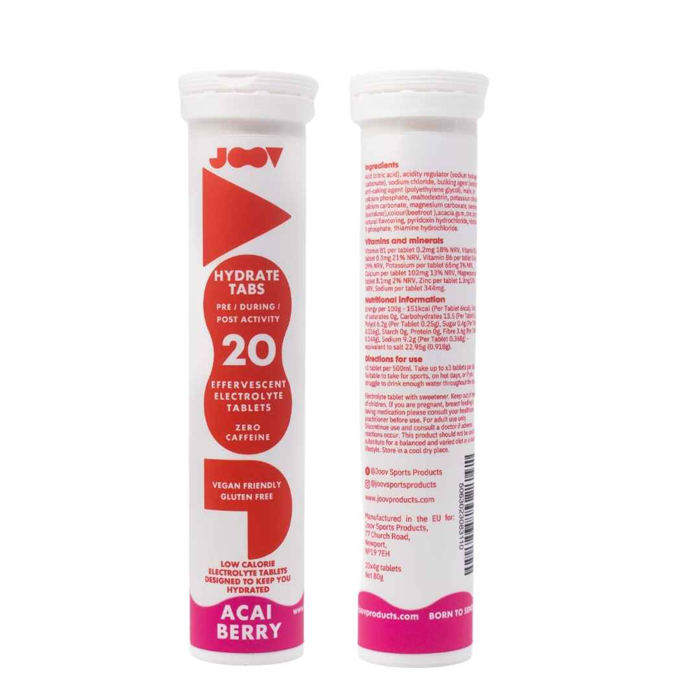 JOOV HYDRATE TABS BERRY X1 BOX = 12 TUBES